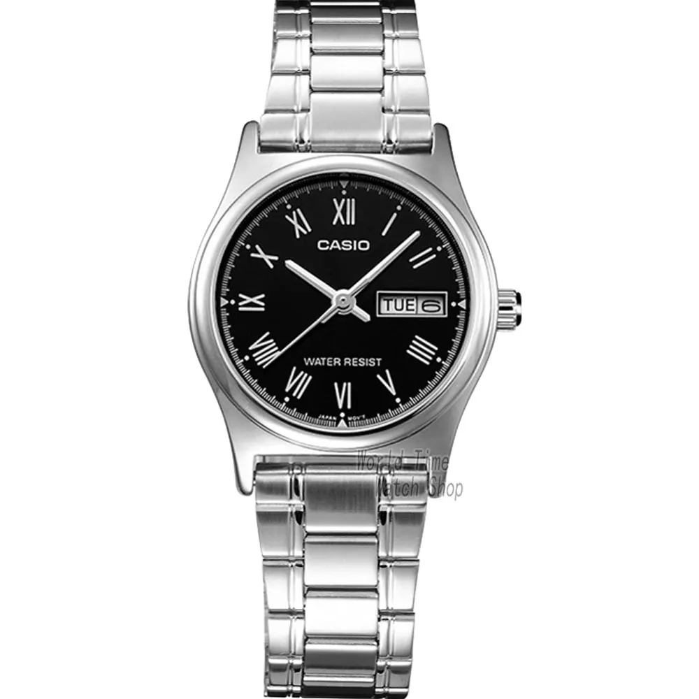 LTPV006D1B Casio часы женские часы лучший бренд класса люкс Водонепроницаемый Кварцевые часы женские женские подарки Часы светящиеся спортивные часы relogio feminino reloj mujer montre homme bayan kol saati zegarek damski LTPV006 - Цвет: LTPV006D1B