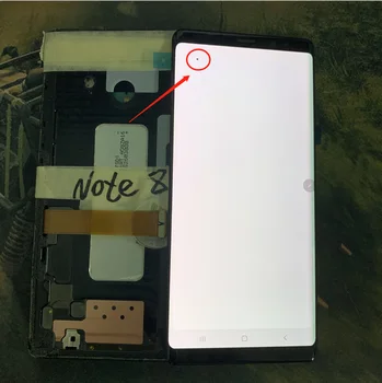 

Very small spot on the LCD For Samsung Galaxy Note 8 LCD Display N9500 N950F N950FD Touch Screen Digitizer Assembly with frame