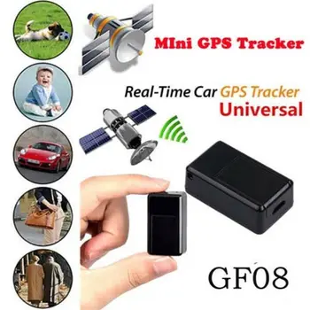 

GF07/GF08 Mini GPS Tracker Real-Time GSM/GPRS Camera SPY Listening Monitor Device Tracking Locator For Car Pet Kids Old Man