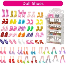 Poupée barbie & BJD, 63 pièces/ensemble, vêtements, chaussures, meubles, accessoires de cuisine, sacs à main, 11.8 pouces, jouet pour filles