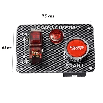 

12V Switch Ignition Engine Panel Switching Start Push Racing Car Button 2 Toggle Modification Switch Panel for Audi a4 a3
