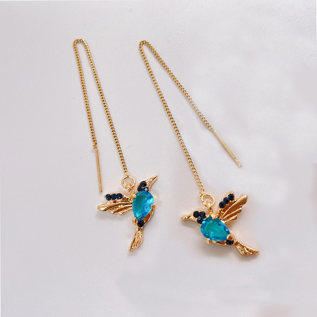 Tassel Butterfly Drop Earrings Silver Color 2020 Fashion Hanging Women Earrings Summer Jewelry Girls GIfts