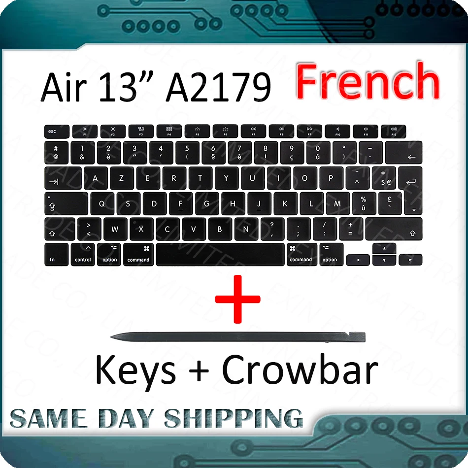 

Laptop A2179 French FR Keycaps Keys key Cap Keyboards Scissor Repair Replacement for Macbook Air Retina 13" A2179 2020 MC3302