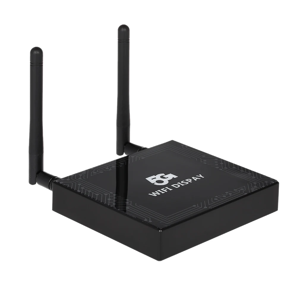 

PTV 8 Wireless WiFi Display Receiver 1080P Mirror Box 2.4G/5G Dual WiFi Miracast Airplay Mirroring for Android iOS Smart Phones