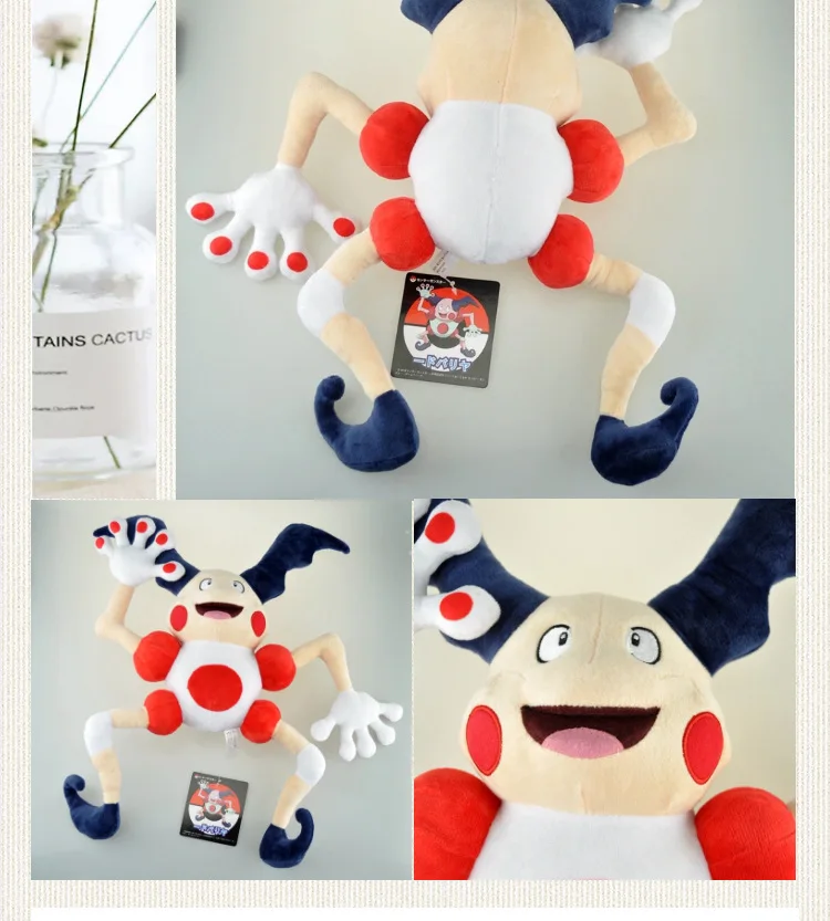 Такара Tomy Игрушки мягкие куклы Покемон кукла 18 дюймов Mr Mime плюшевые для детей подарки на день рождения Рождественские Вечерние