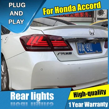 

Car Styling LED Tail Lamp for Honda Accord 9 Taillight assembly 2014-2016 for Accord Rear Light DRL+Turn Signal light with 4 pcs