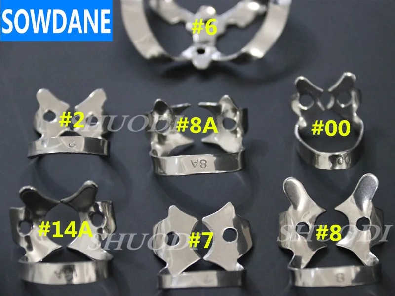 Самые популярные стоматологические резиновые латексные зажимы для полости рта