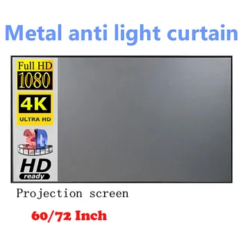 

LEJIADA 16:9 3d HD 60/72 Inch Projector Curtain Anti-light screen Home Outdoor Office professional Projector Screen Curtain