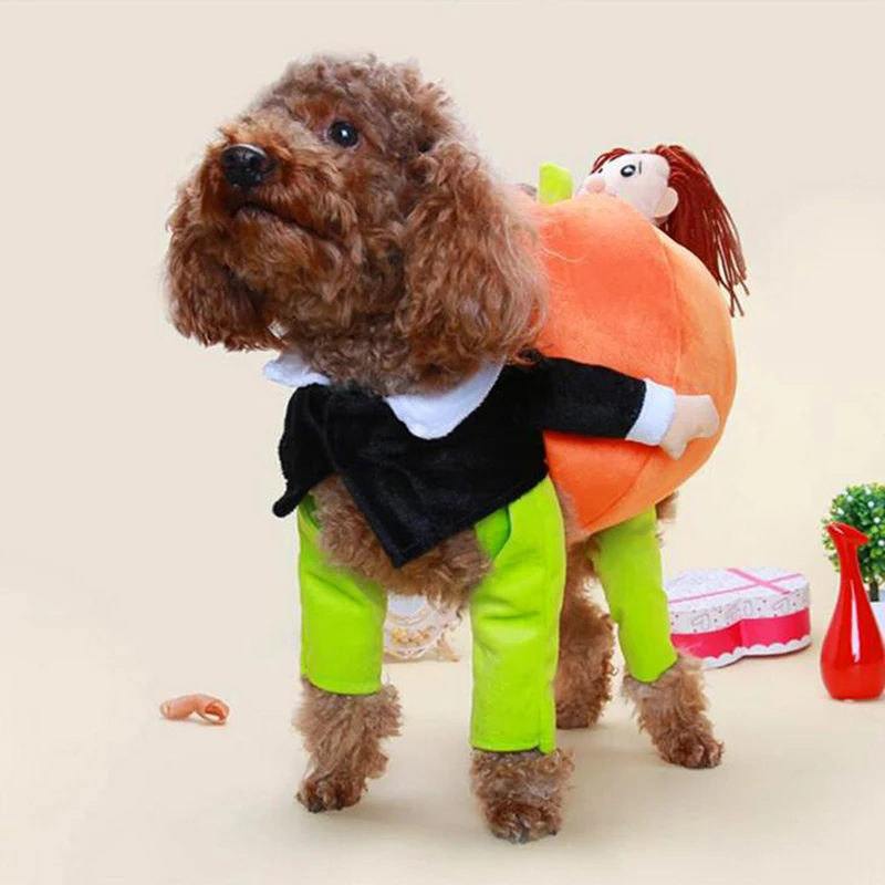 Holloween милый креативный кот собака Хэллоуин домашнее животное платье Тыква одежда