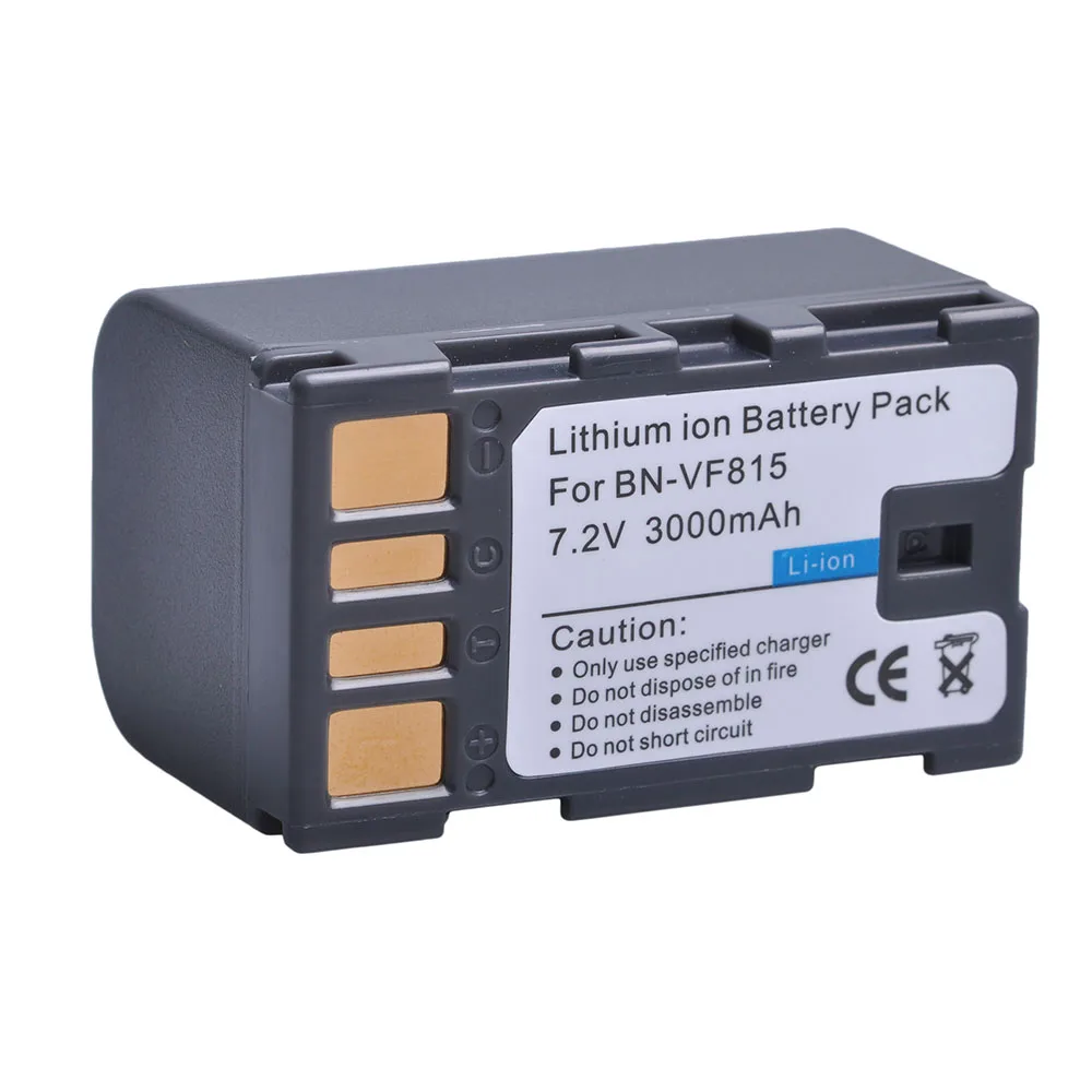 BN-VF815 3000mAh BN-VF815U Rechargeable battery for JVC GZ-HD3 HD5 HD6 HD7 HD10 HD30 Everio GC-PX10 PX100 D720US D720EK | Электроника