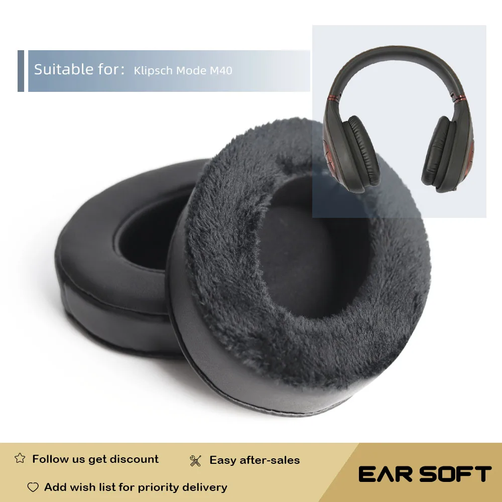 

Earsoft Replacement Ear Pads Cushions for Klipsch Mode M40 Headphones Earphones Earmuff Case Sleeve Accessories