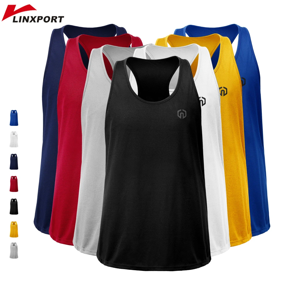 

Gym Top Men Fitness Sports Shirts Bodybuilder Tank Top Training Shirts Sleeveless Jacket Summer Vest Custom Team Shirts Jogging