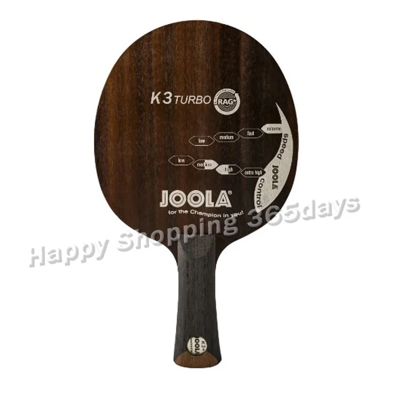 

Original Joola New K3 TURBO K3+ SP, Ebony, 7 Ply Wood, Loop Offensive K3 Plus Table Tennis Blade Racket Ping Pong Bat