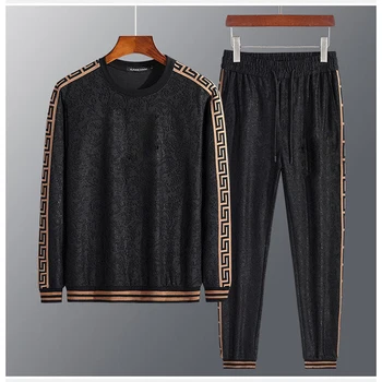 

2020 new summer light luxury men's suit short, medium and long two-piece fashion casual suit sports two-piece suit