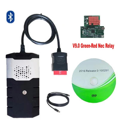 v9.0 плата vd ds150e cdp с bluetooth. R0/. R3 OBD2 сканер инструмент для delphis+ полный 8 автомобилей/грузовиков кабелей