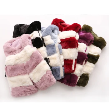 

2019 Children and girls winter thick Velvet fur gils many color autumn spring velvet for 3-8 age
