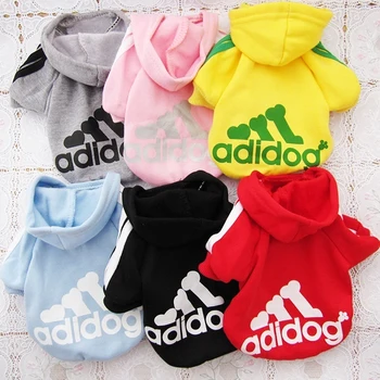 Winter Pet Dog Clothes Sport Sweatshirts Fleece Warm Coat Clothing for Small Large Dogs Chihuahua Hoodie Pet Costume S-9XL