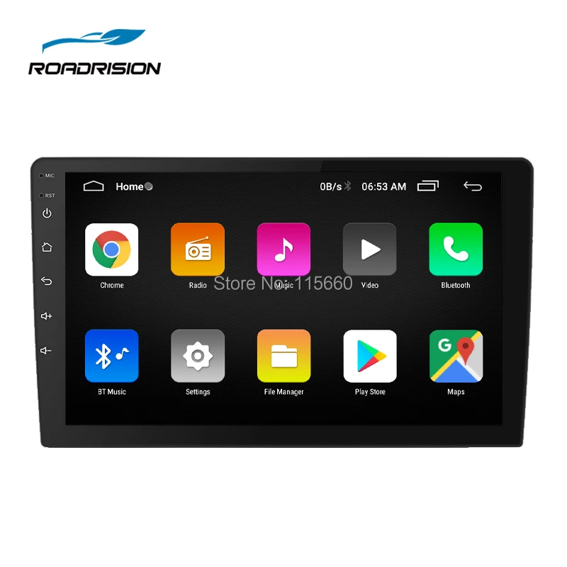 RoadRision 10,1 дюймов Автомобильный мультимедийный радио gps навигация для Фольксваген Джетта Поло Tiguan Golf Skoda сиденье с BT Wifi стерео