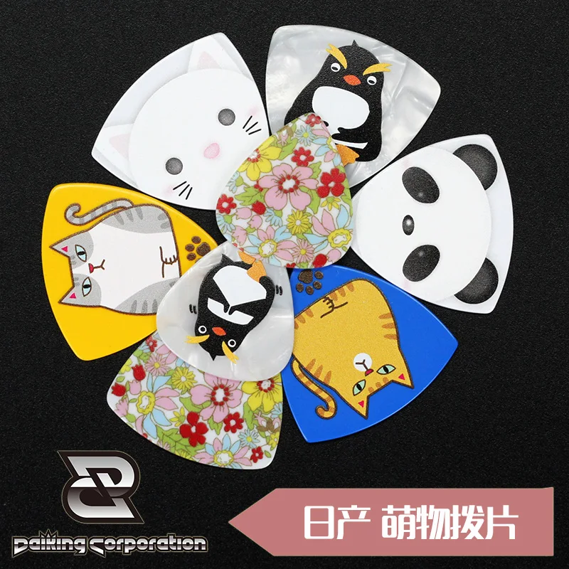 QiCai Daiking Cartoon Guitar Picks with Peguine Cat or Panda Made in Japan Sell by 1/piece | Спорт и развлечения