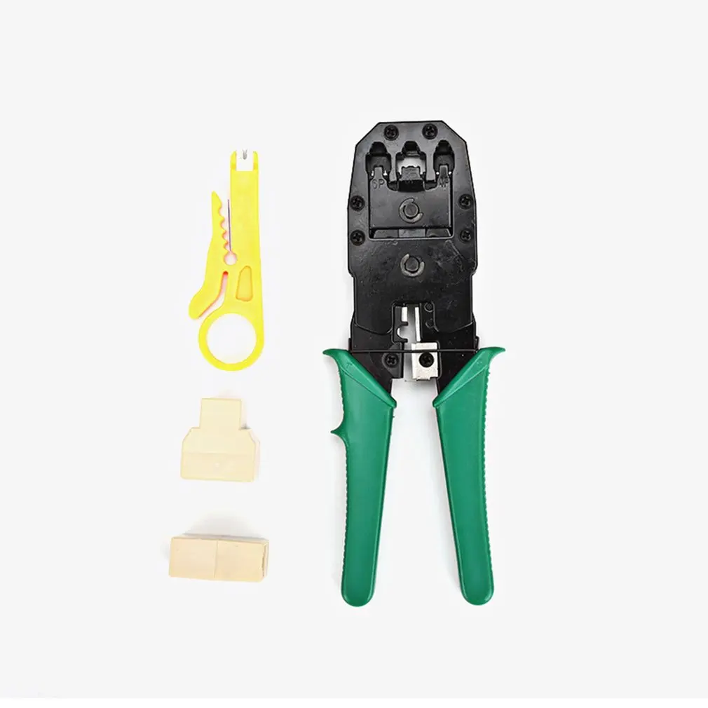 Network Cable Tester Tool Lan UTP Screwdriver Wire Stripper RJ45 Connector Computer Network Crimping Pliers Tool Kit Set