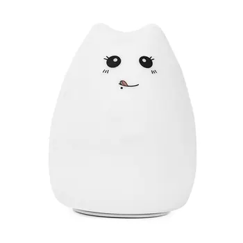 

Free Star Colorful Cute Pet Silicone Lamp Cartoon Decompression Pat Light Led Table Lamp Bed Night Light