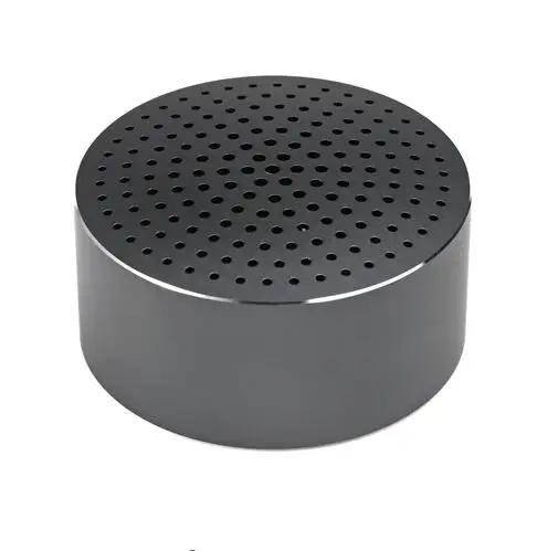 Black Xiaomi Bluetooth металлический динамик беспроводной мини стерео портативный беспроводной Aux-in Handsfree Mp3 музыкальный плеер вызов для телефона - Цвет: Black