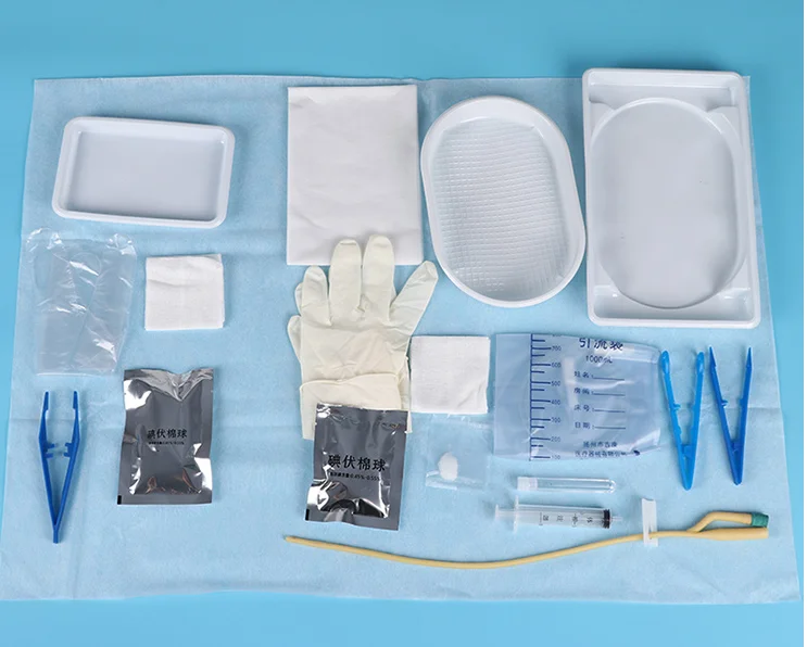 individually sterilized Urinary Catheters bag with 12Fr/14Fr/16Fr/18Fr