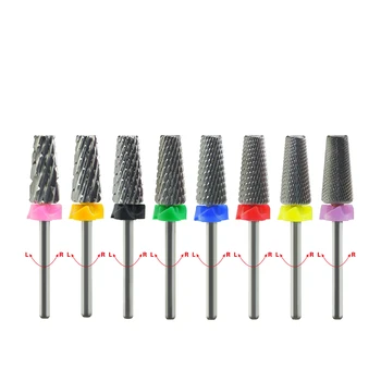 

10pcs/set （cross cut） 5 in 1 (Fastest Remove Acrylics or Gels) - WILSON Carbide Nail Drill Bit