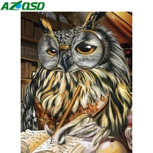 AZQSD 5D DIY Daimond Painting Cartoon Full Set Diamond Mosaic Owl Picture Of Rhinestones Full Square Drill Children Room Decor