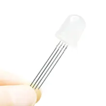 Светодиоды диффузный Общий Анод RGB 4 контакта 10 мм лампа повышенной яркости для Arduino(упаковка из 10 шт) jk495