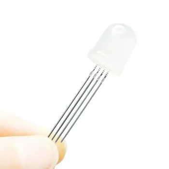 

LEDs Diffused RGB Common Anode 4 Pins 10mm Super Bright Bulb Lamp for Arduino (Pack of 10pcs) jk495