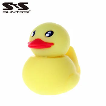 

Suntrsi Usb Flash Drive 2.0 64GB silicone Little yellow duck 32GB pen drive 128G 16GB 8GB usb флешка Memory Stick gift For PC