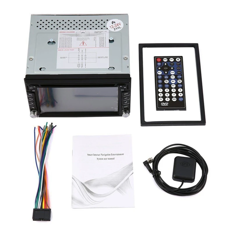 

Universal Car Radio Double 2 Din Car DVD Player GPS Navigation In Dash Car PC Stereo Head Unit Video+Free Map+Free Cam