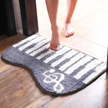 

Durable Entrance Door Mats Outdoor Lovely Cartoon Rugs Light Thin Flannel Waterproof Kitchen Bedroom Carpet