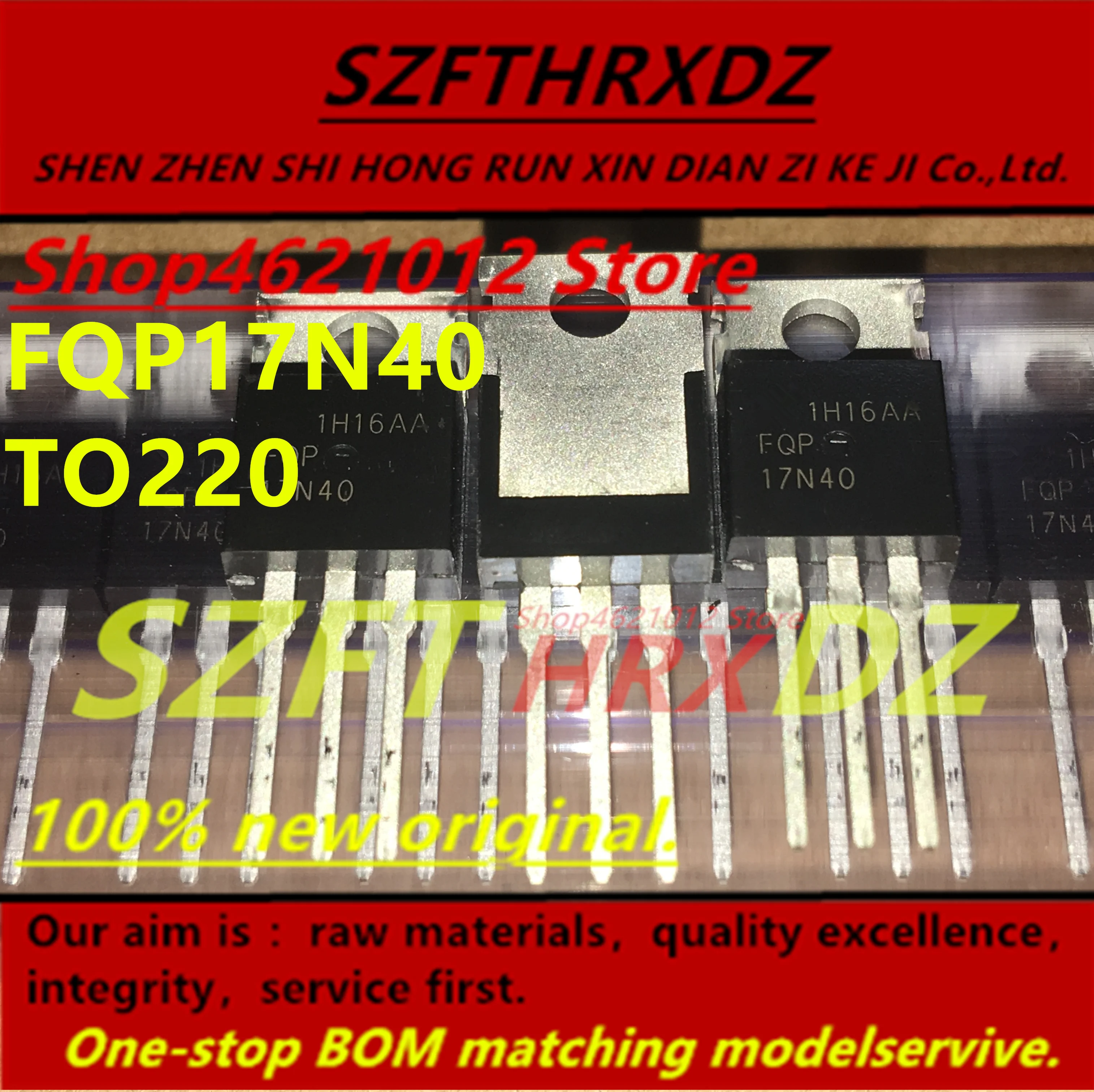 100% Новый оригинальный FQP17N40 FQP 17N40 17A 400В TO220 | Обустройство дома