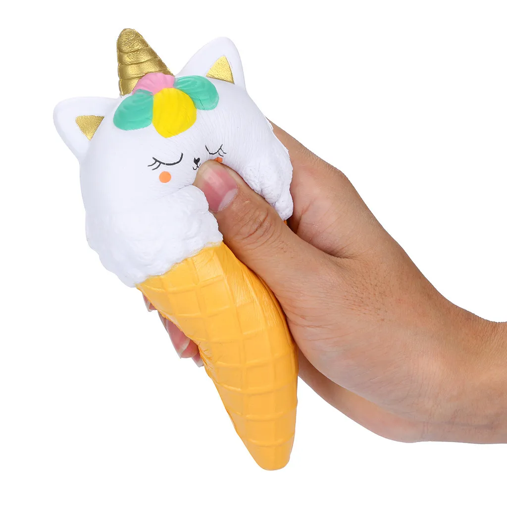 Squishies, мультяшное мороженое, ароматизированное, медленно поднимающееся, снятие стресса, сжимаемые игрушки, эластичные, экологически мягкие, забавные, подарок, brinquedos