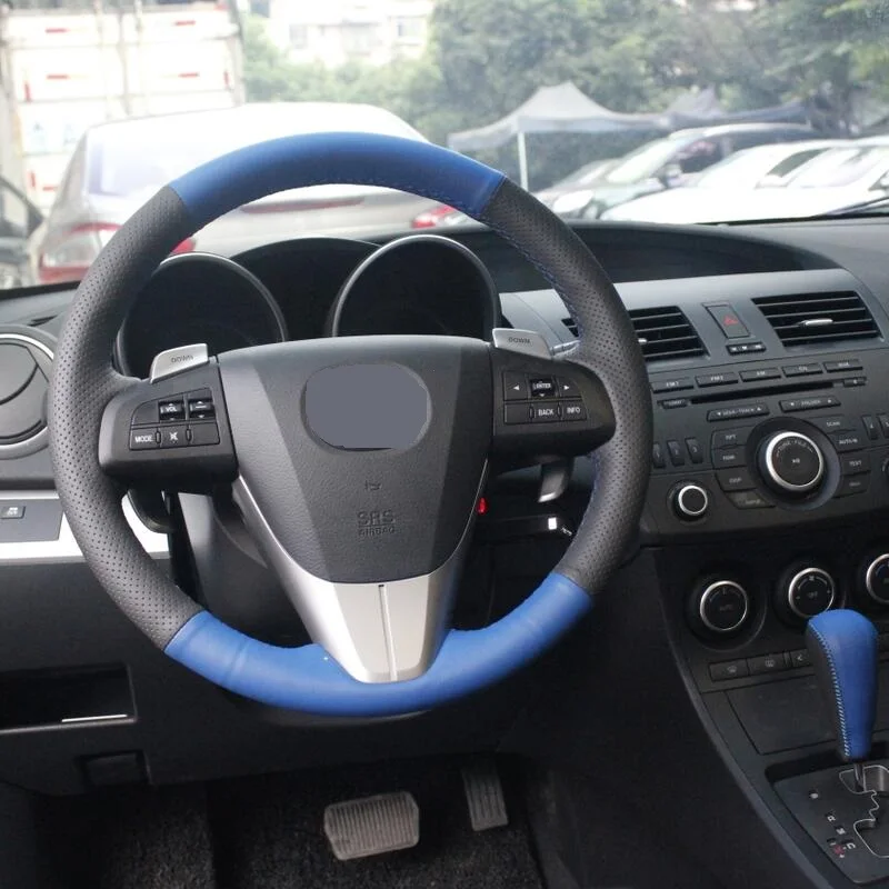 Оплетка на руль для Mazda 3 Axela 2008 2013 CX 7 CX7 2010 2016 5 2011 6 GH|Чехлы руль| |