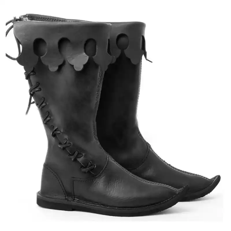 women vintage medieval boots retro cosplay high martin boots