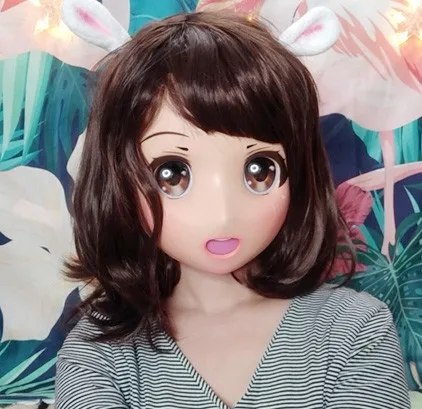 MASK16 NEW-22) реалистичные вечерние куклы для Хэллоуина BJD маска-Аниме Косплей киг аниме силиконовые маски косплей Кигуруми крест комод - Цвет: MASK16
