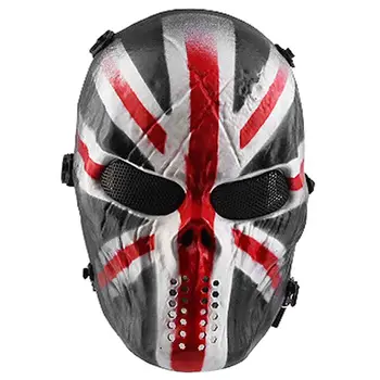 

Skull Airsoft Paintball Full Face Mask for Halloween Cosplay CS Wargame Military D08D