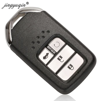 Keyforkess Smart Car Remote 2/3/4/5/6 pulsanti chiave Shell per Honda Fit ooctavia ey City Jazz XRV Venzel HRV CRV Accord inserisci portachiavi - Jingyuqin Smart Car Remote 2 3 4 5 6 pulsanti chiave Shell per Honda Fit