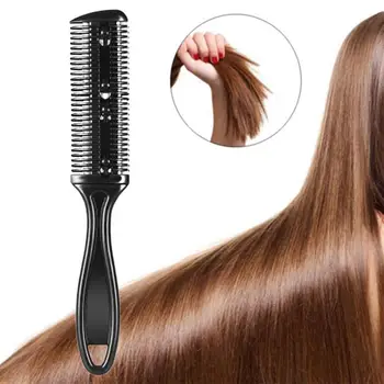 

17.9*8.5cm Comb Pro Kapper Kappers Trimmers Haar Scheren Kam Borstel Pony Gereedschap Snijden Schaar Hair Messen Razor Dunn B3N2