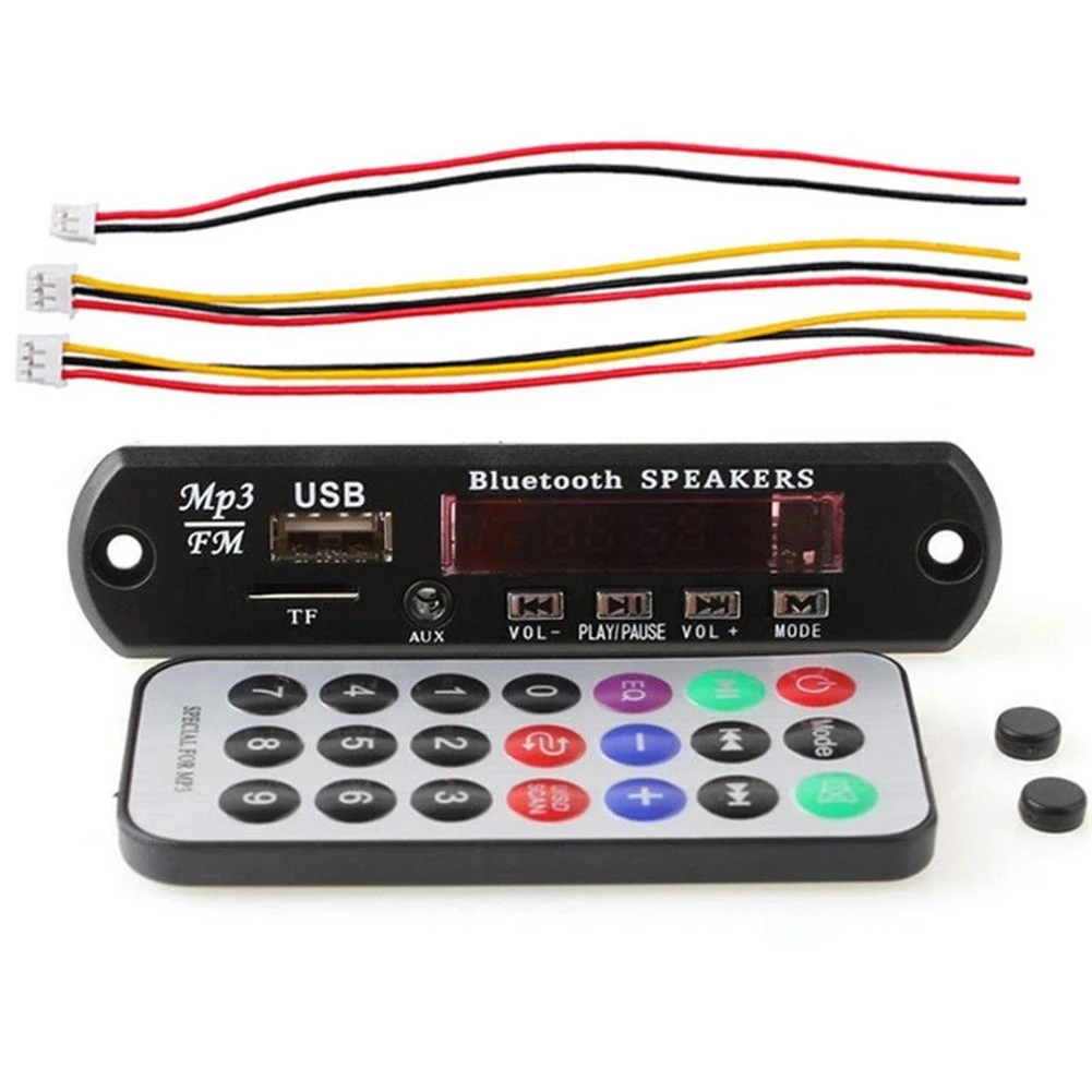12 В автомобильный мини MP3 WMA PCBA Bluetooth USB плата декодирования аудио модуль fm-радио