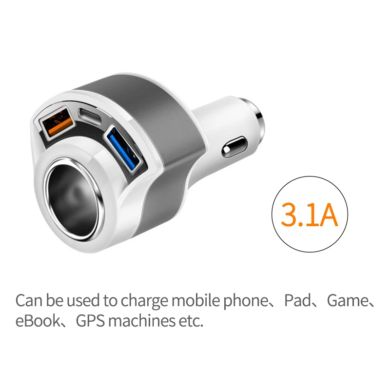 Bakeey 3.1A двойной usb порт type C быстрая зарядка автомобильное зарядное устройство для iPhone XS 11 Pro huawei P30 Pro mate 30 Xiaomi Mi9 9Pro