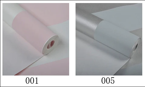 Description Picture 2 of itemPink Blue Stripes Wallpaper For Kids Room Baby Girls Boys Bedroom Decor Wallpapers Tv Backdrop Striped Wall Papers Roll