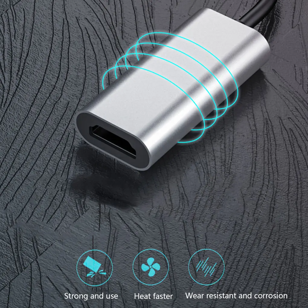 Видео адаптер type-c в HD из алюминиевого сплава USB-C типа телефона ноутбука к HDTV конвертер проектора