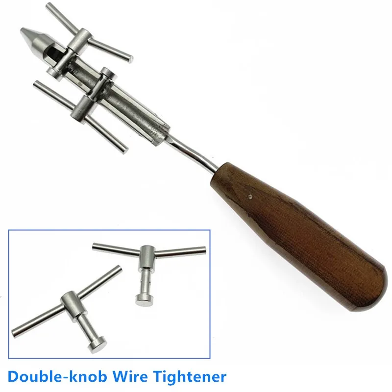 

Multi-function tightening pliers Double-knob wire tightener veterinary pet orthopedic equipment