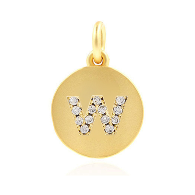 Letter Charms for Jewelry Making Supplies Charm Accessories Finding Diy Bracelet Necklace Earring copper Mosaic CZ 1pcs