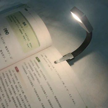 

Bookmark Light, USB Rechargeable Book Clip Light Reading Lighting Clip Light, Mini Flashlight, Bedroom Reading Gift
