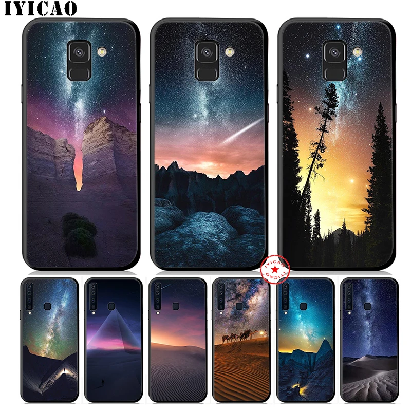 IYICAO пустыни звездного неба мягкий чехол для телефона samsung Galaxy A50 A70 A60 A40 A30 A20 A10 M40 M30